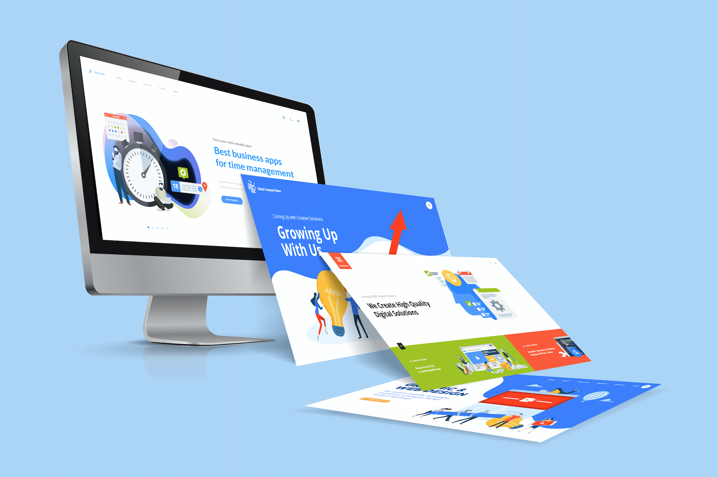 Customized web design solves business complexities